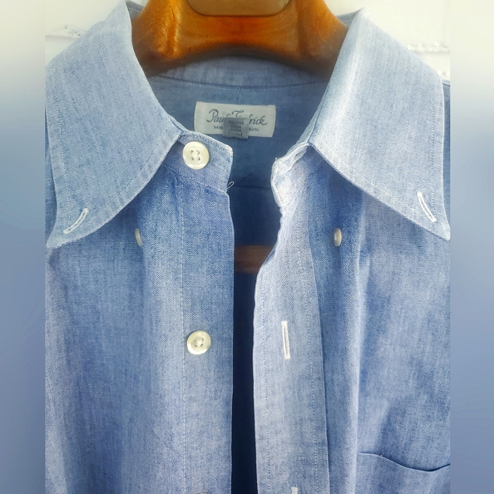 Paul Fredrick Light Blue Dress Shirt